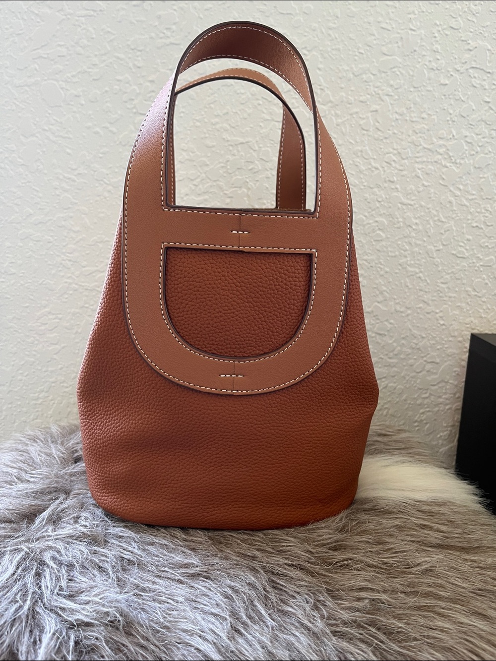 In The Loop Brown Bucket Bag - Picture 3 of 10